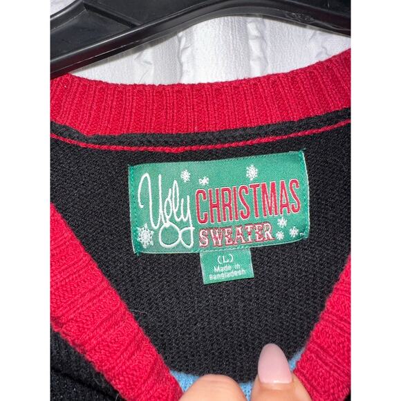 womens ugly christmas sweater beer size large - Picture 4 of 5